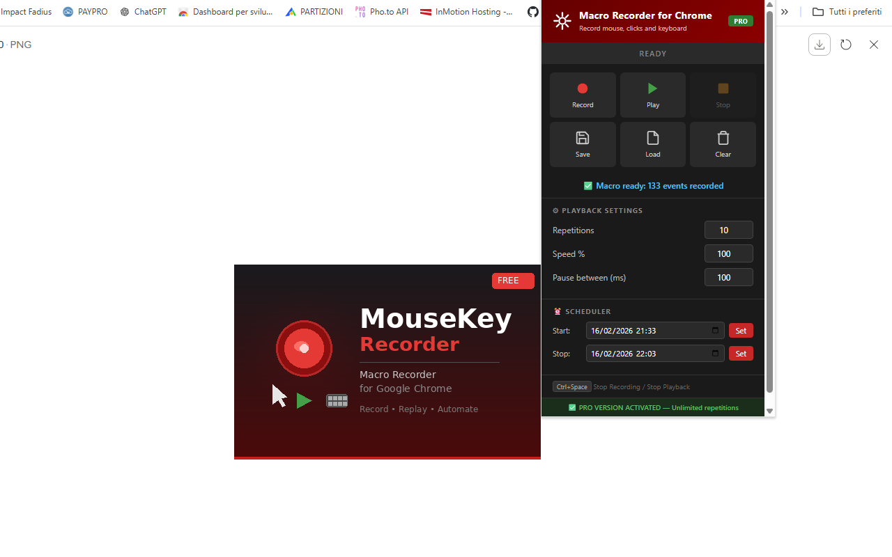 Macro Recorder for Chrome™ chrome谷歌浏览器插件_扩展第1张截图