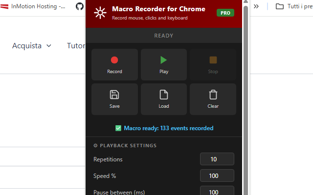 Macro Recorder for Chrome™ chrome谷歌浏览器插件_扩展第2张截图