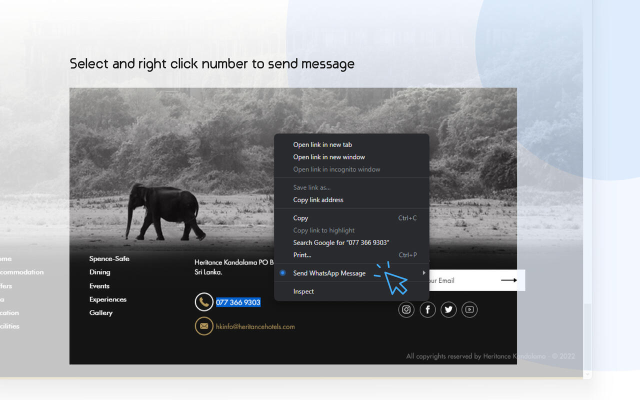 WhatsApp - Send Message without saving contact - 截图 4