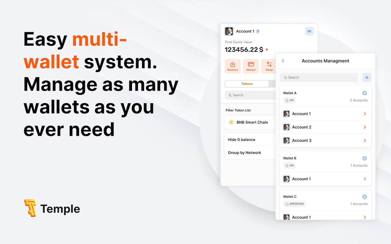 Temple Wallet - 截图 2