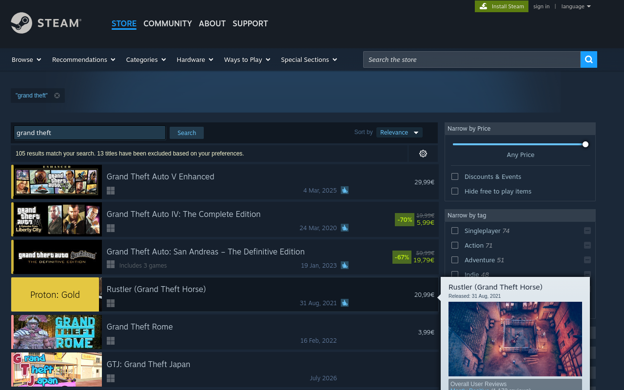 ProtonDB for Steam - 截图 3