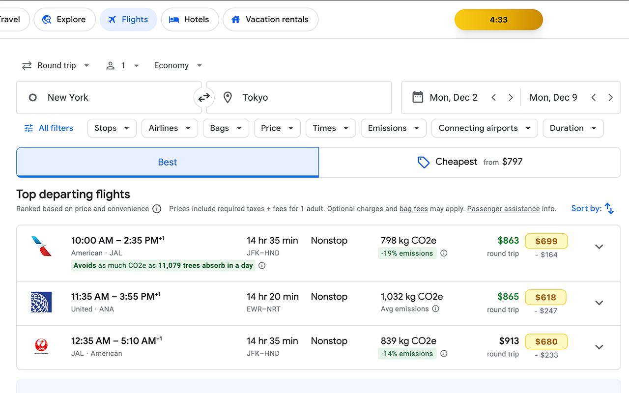 Google Flights Price Hacker – Save More! - 截图 2