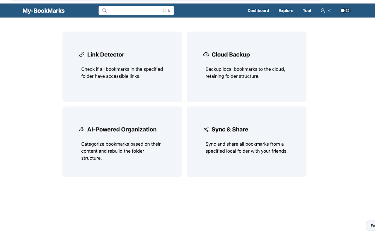 Bookmark Dashboard - 你的每日书签工作空间 - 截图 5