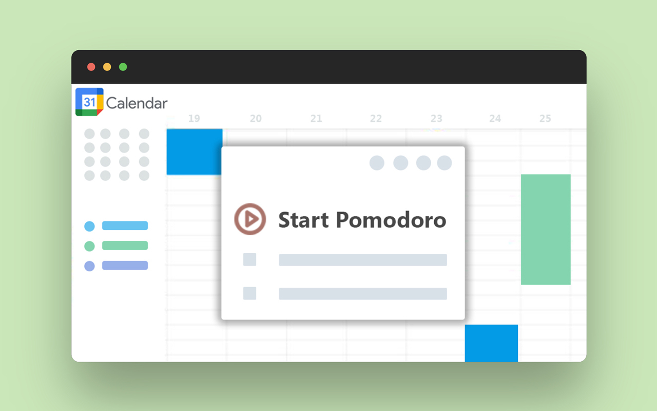 Pomodoro Timer for Google Calendar - 截图 2