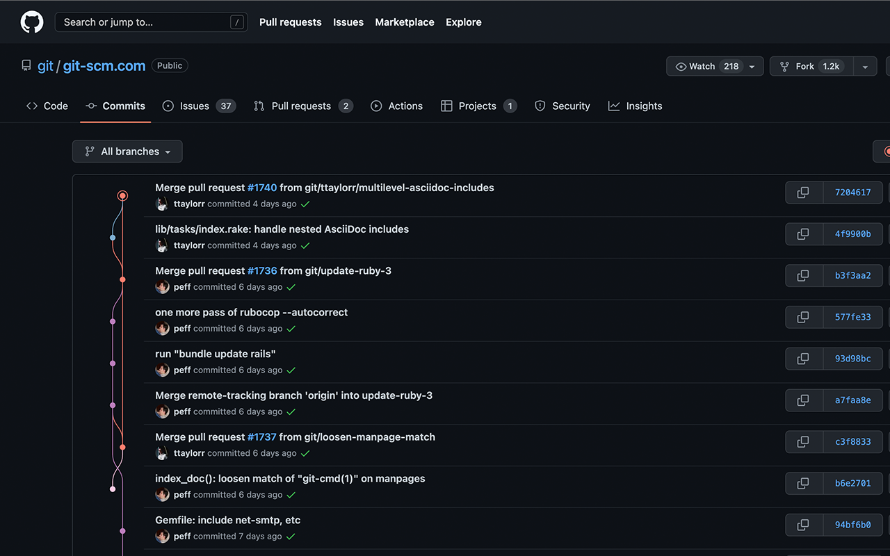 Le Git Graph - Commits Graph for GitHub - 截图 3