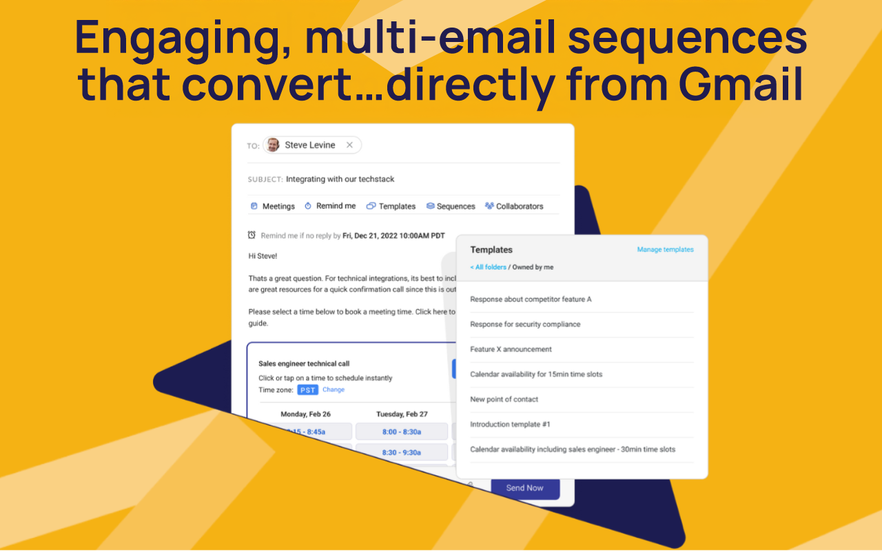 Mixmax: AI-Powered Sales Engagement, Email Tracking and Meeting Scheduling - 截图 3