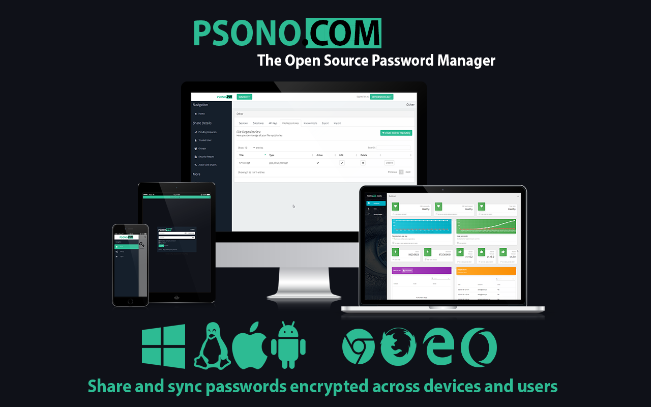 Psono - Free Password Manager - 截图 2