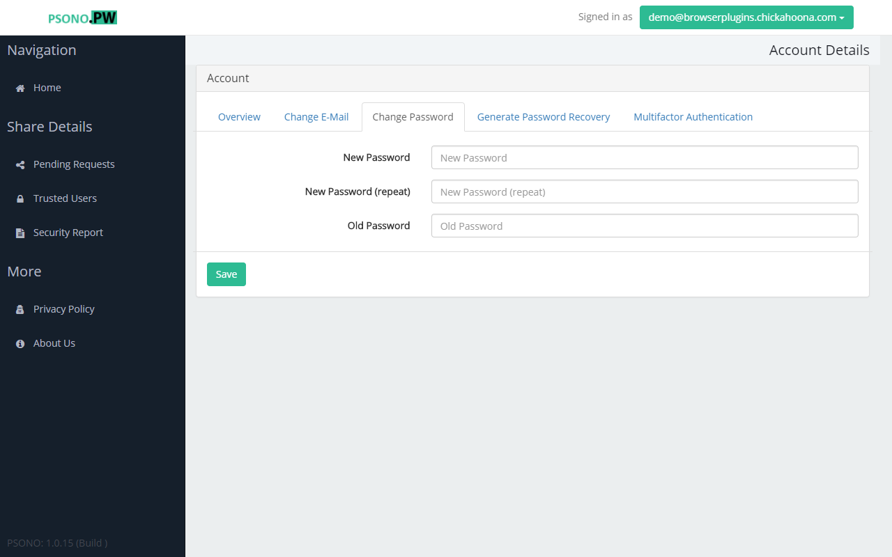 Psono - Free Password Manager - 截图 3