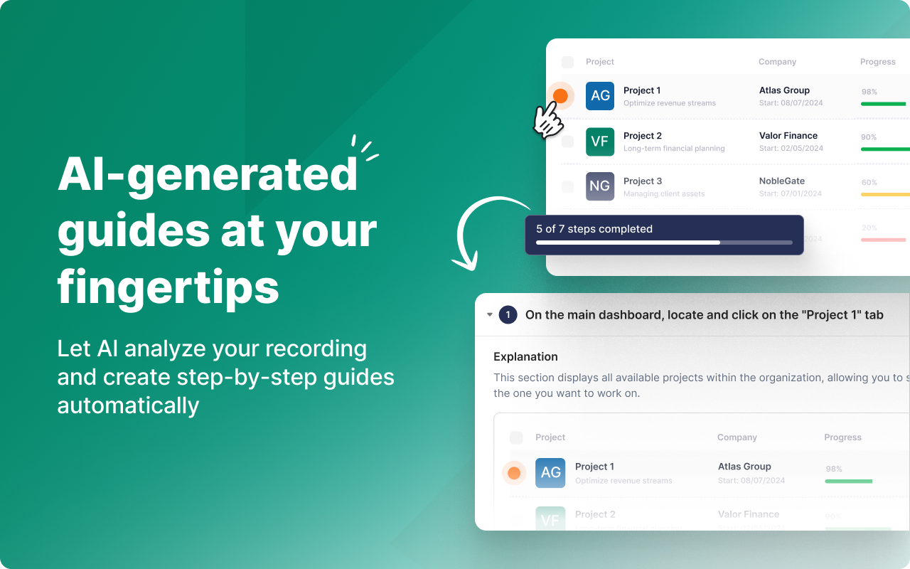 FuseBase Clarity - Capture Step-by-Step guides, SOP and tutorials - 截图 3