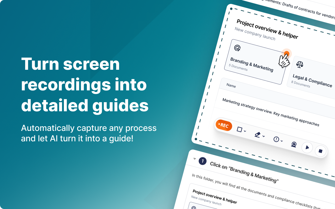 FuseBase Clarity - Capture Step-by-Step guides, SOP and tutorials - 截图 4