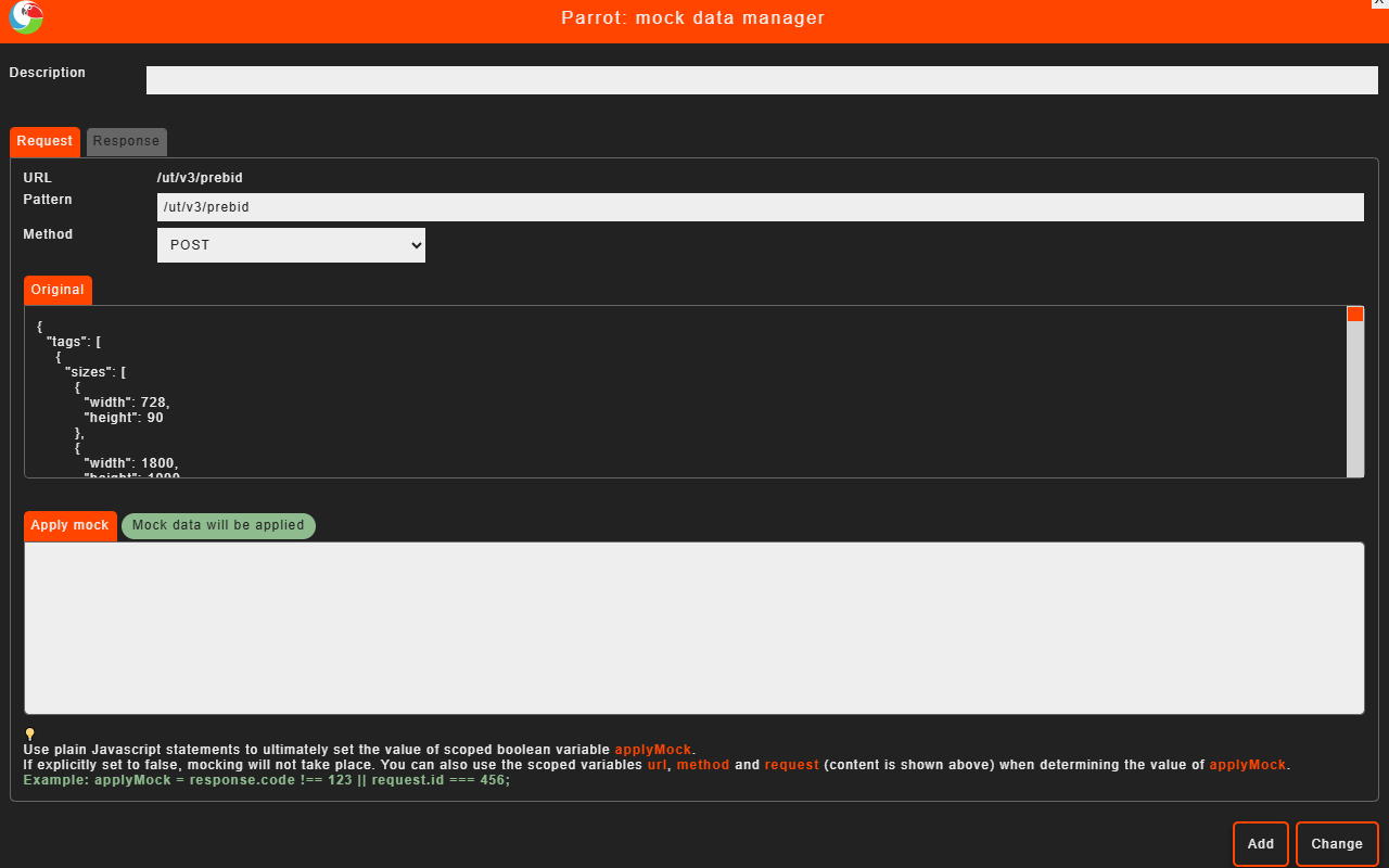 Parrot API mocking - 截图 5