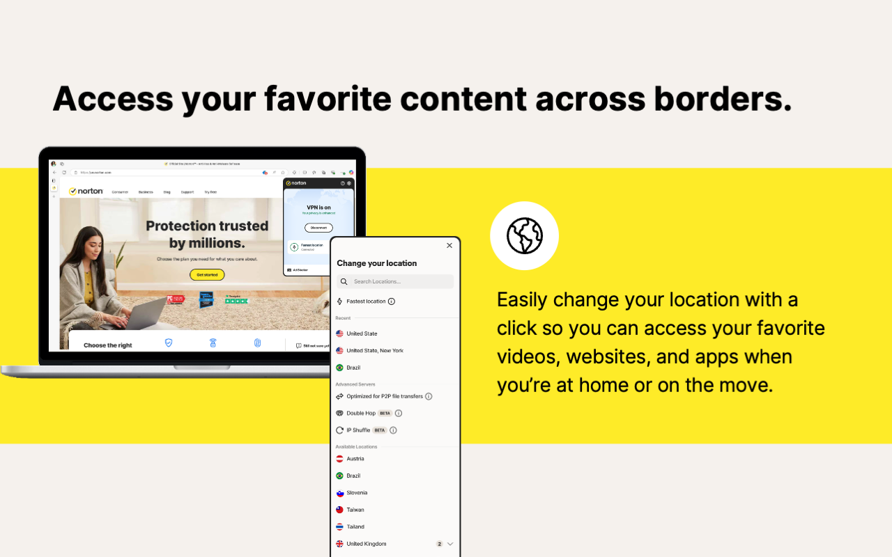 含广告拦截程序的 Norton - 截图 3