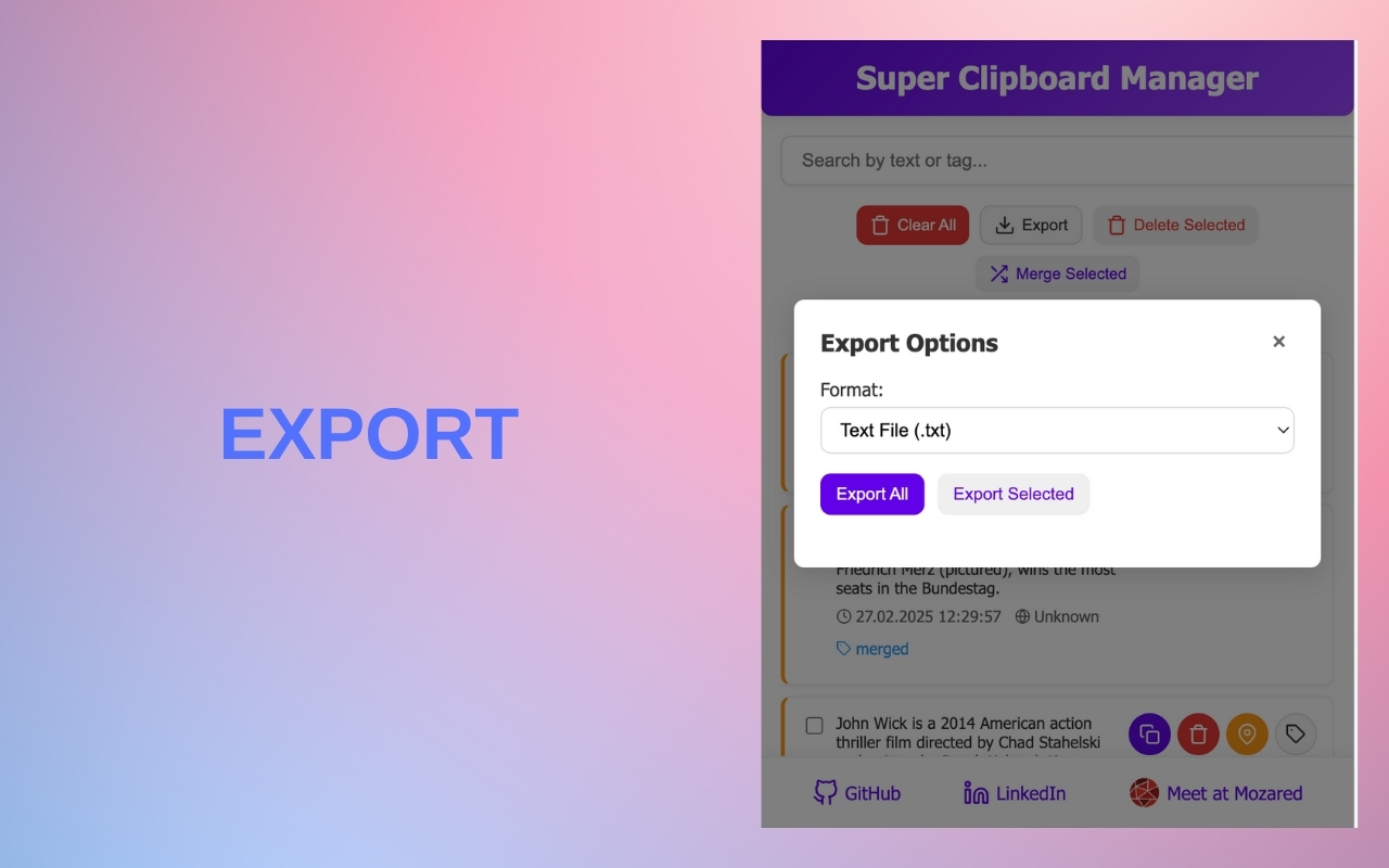 Super 剪贴板管理器 - 复制粘贴历史 - 截图 2