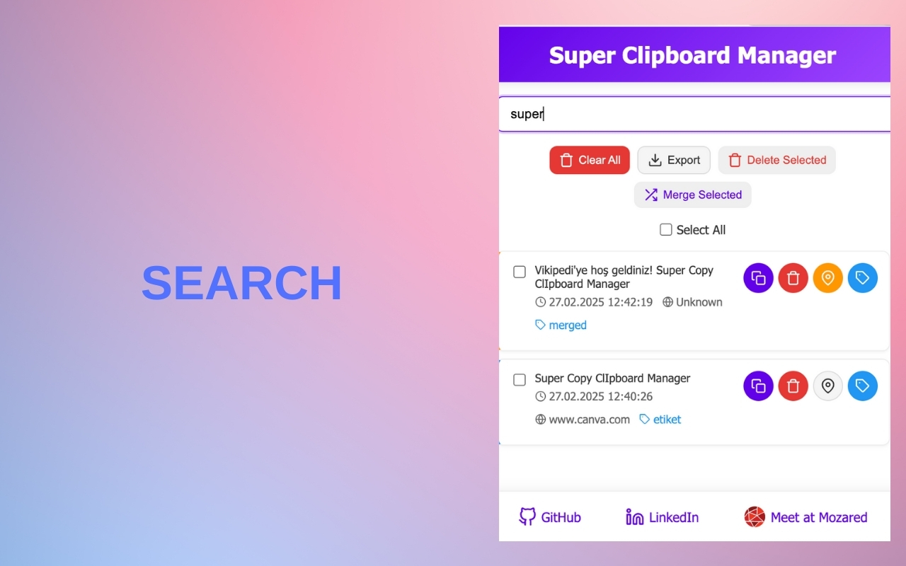 Super 剪贴板管理器 - 复制粘贴历史 - 截图 4