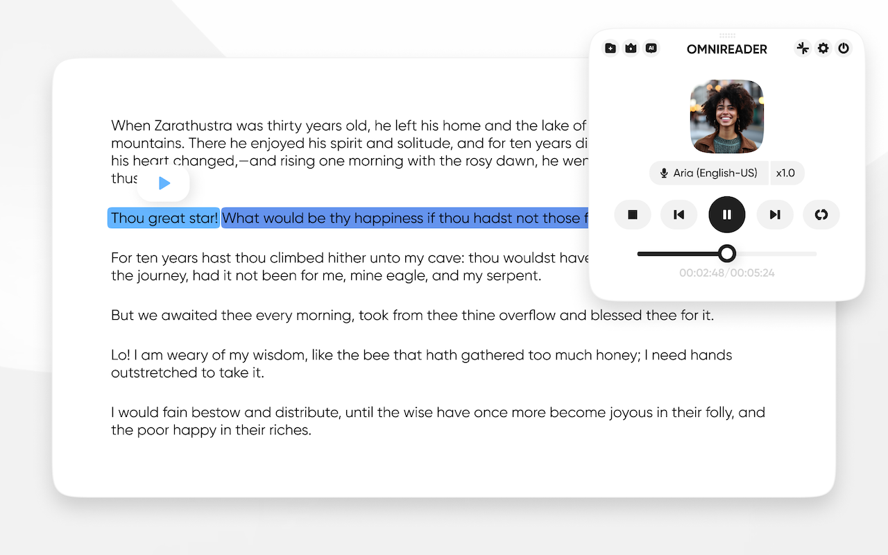 Text To Speech, Udemy Course Subtitle Reader with AI Voices | Readio Pro - 截图 2
