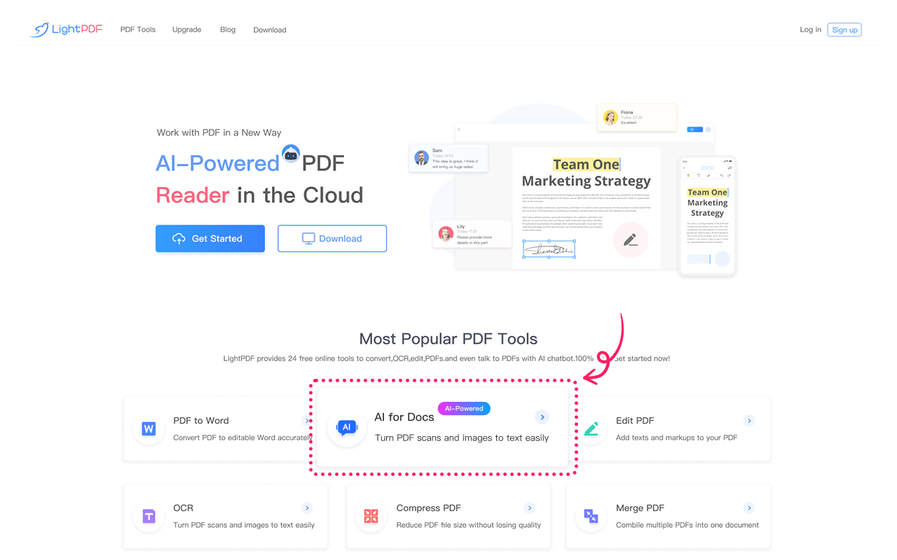 轻闪PDF - 免费在线PDF编辑器，支持AI文档对话、转换、注释等20+项功能的PDF工具包 - 截图 2