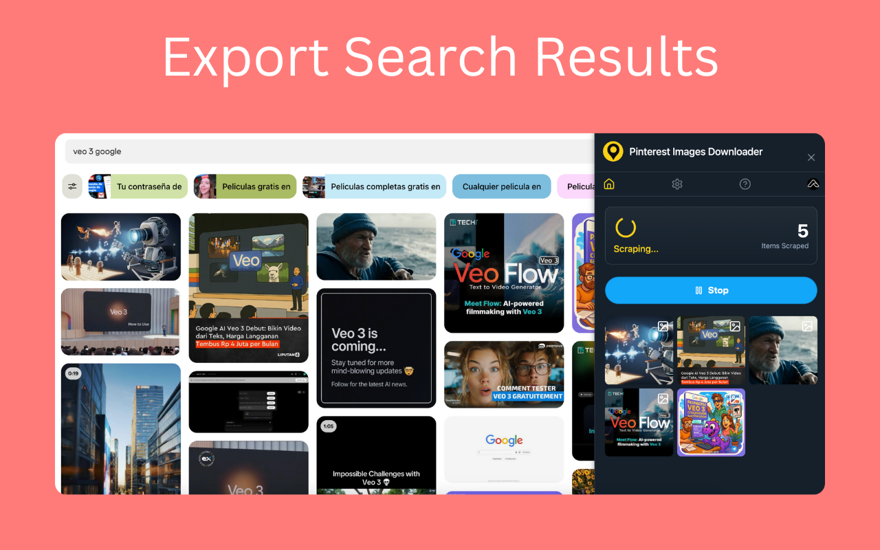 Pinterest Images Downloader - Pinterest Video Downloader - 截图 1