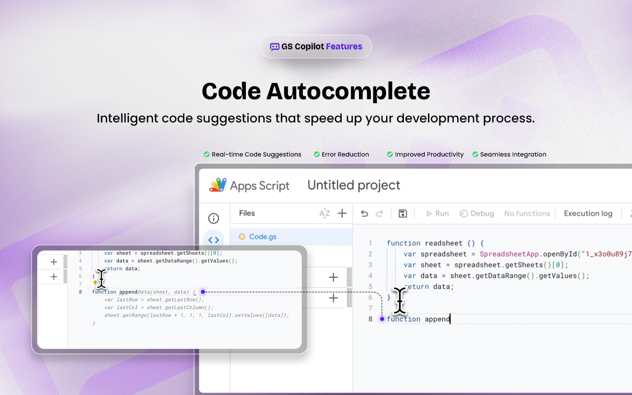 Google 应用脚本助手 - 截图 5