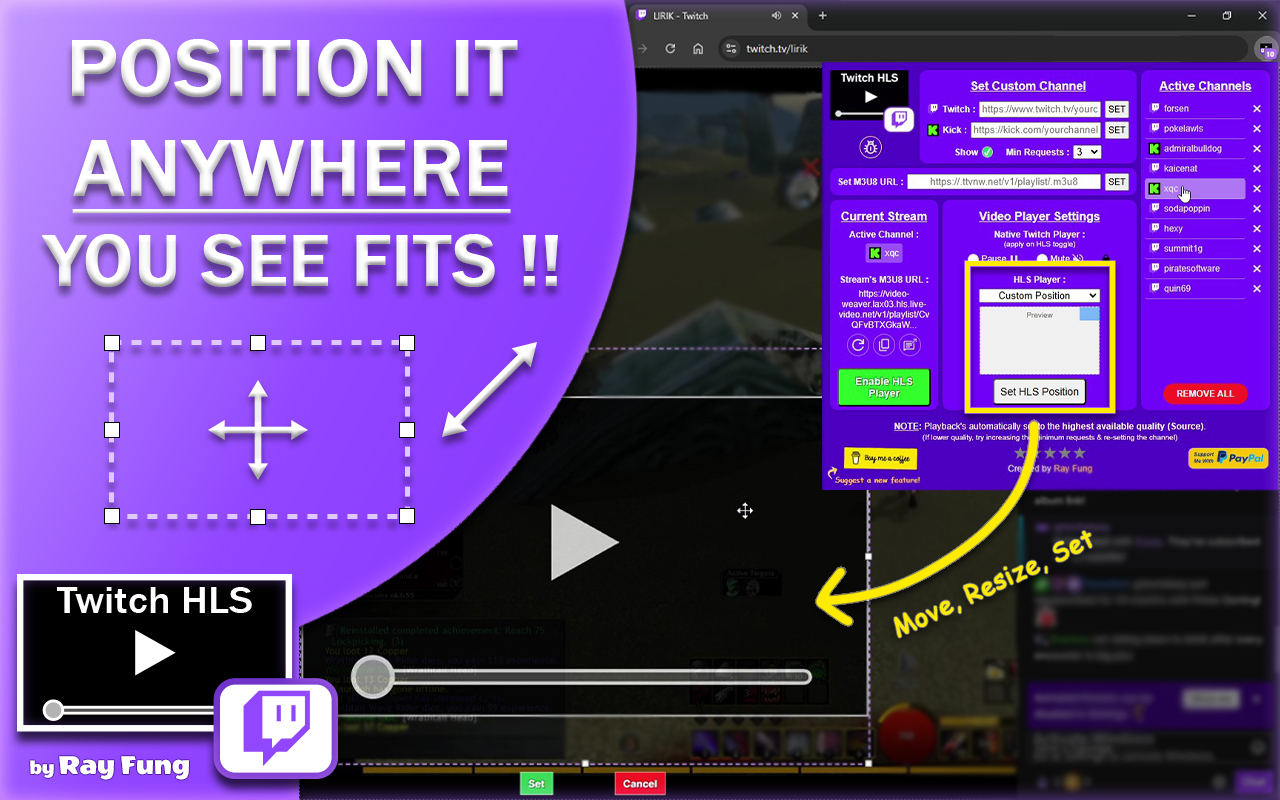 Twitch HLS 播放器 (无广告) - 截图 3