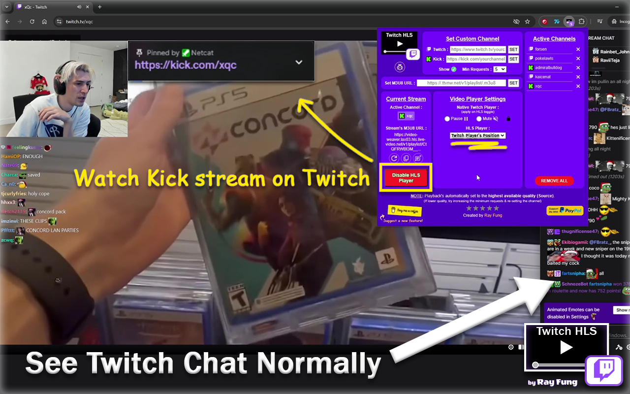 Twitch HLS 播放器 (无广告) - 截图 4