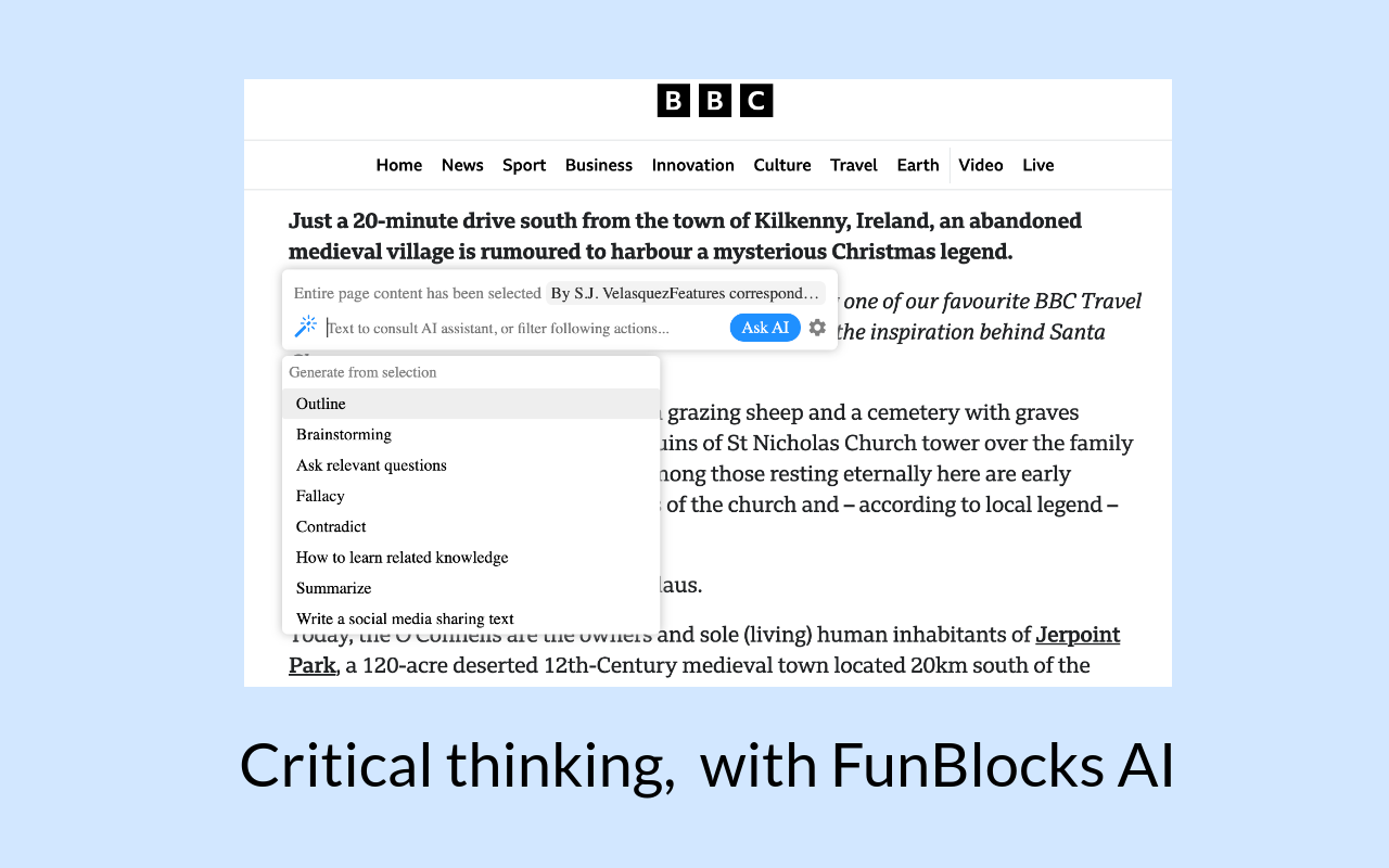 FunBlocks – Your All-in-One AI assistant | Sidebar | Monica - 截图 3