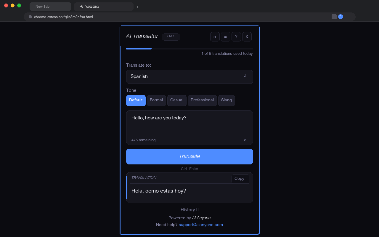AI Translator - 截图 1
