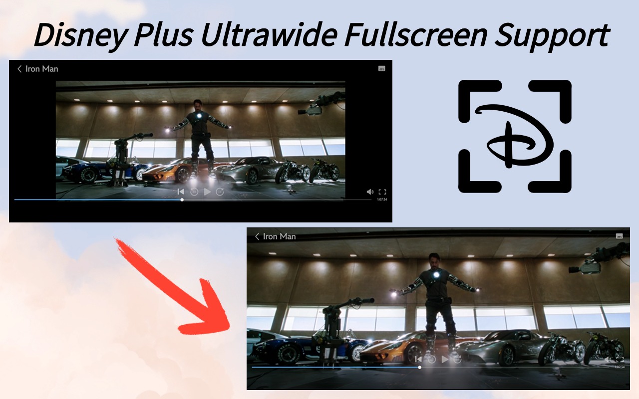 Disney Plus 超宽全屏支持 - 截图 1