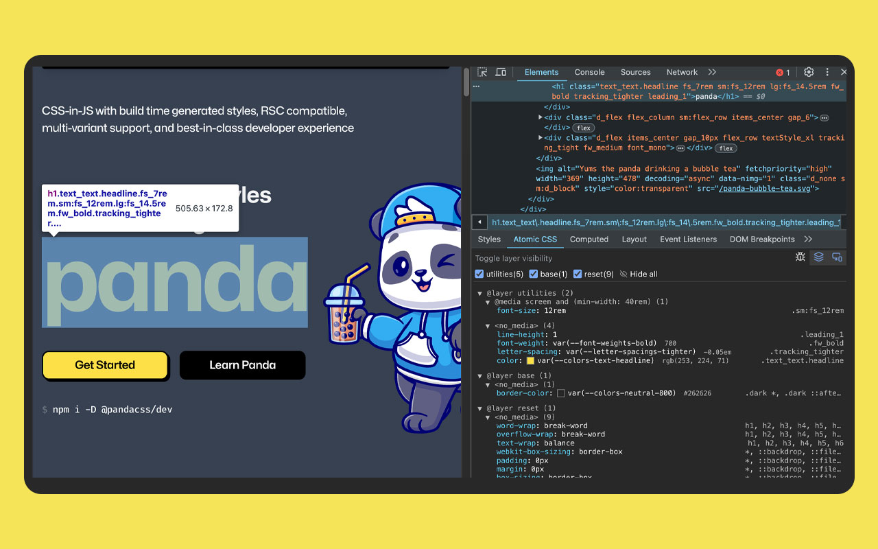 Atomic CSS Devtools - 截图 2