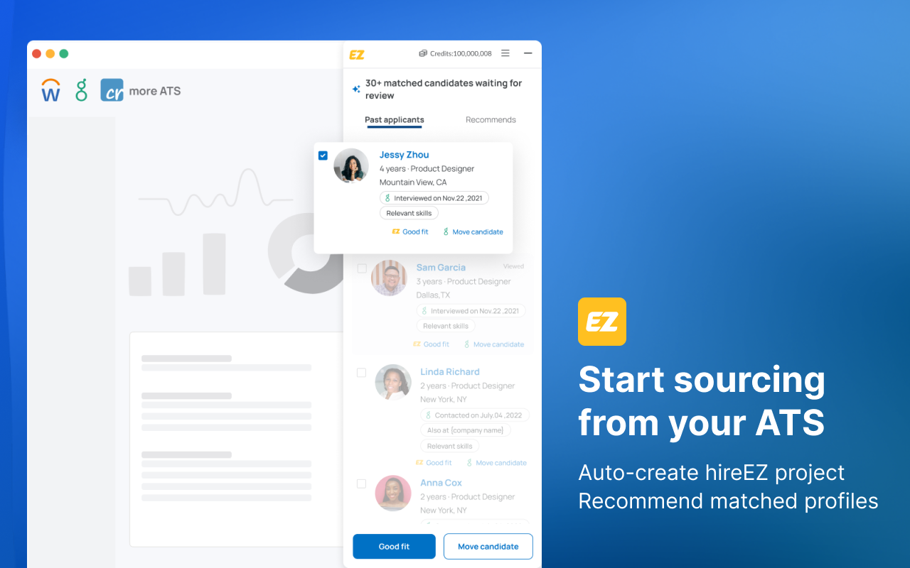 hireEZ for Chrome - Find and Engage Anyone, Anywhere. - 截图 4