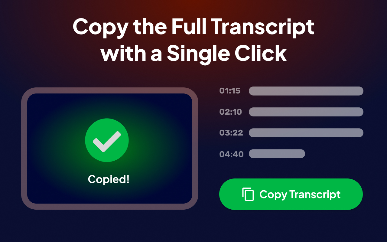 YouTube 视频转文本 - 截图 2