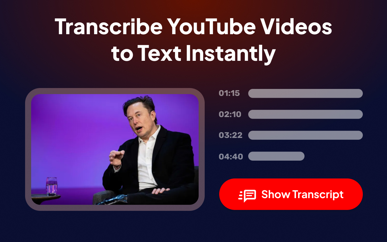 YouTube 视频转文本 - 截图 3