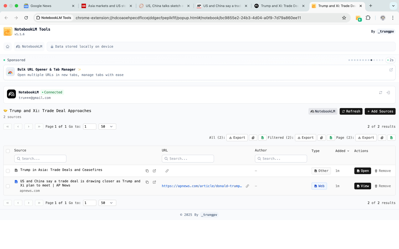 NotebookLM Tools - 截图 4