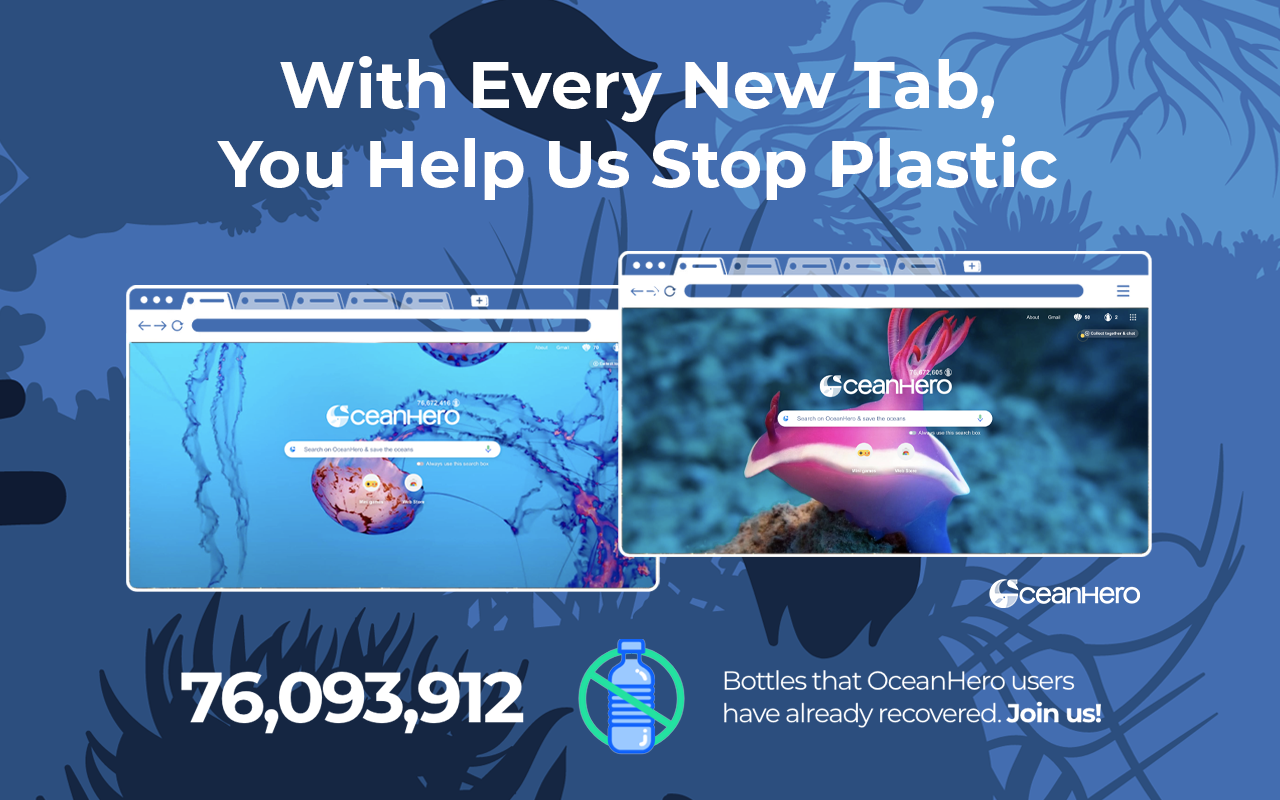OceanHero: Save Our Oceans with Every New Tab - 截图 3