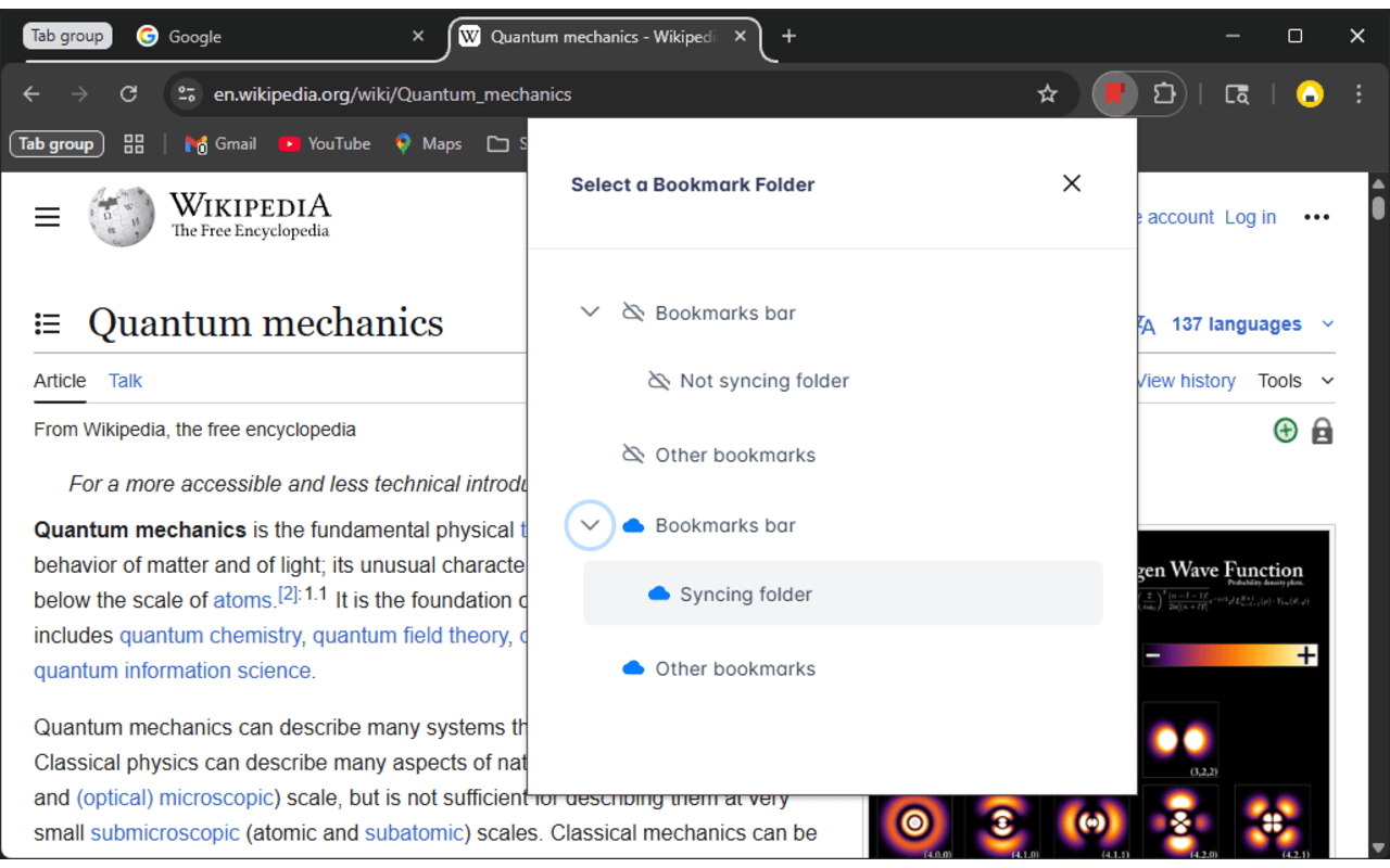 Bookmark Tab Group - 截图 3