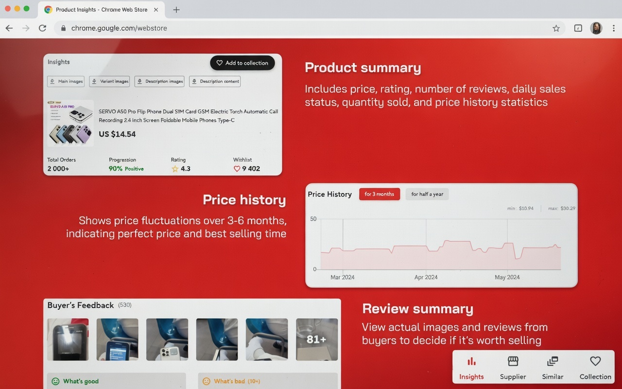 AliSave Tools - AliExpress Dropship Assistant - 截图 2