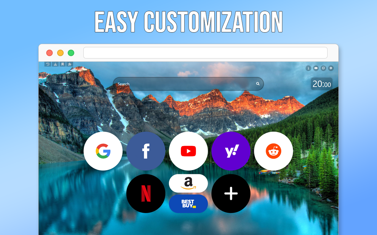 Metro Speed Dial - Modern New Tab page - 截图 3