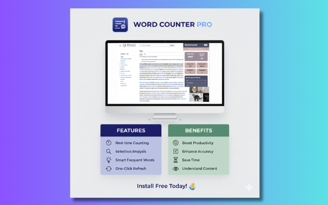 Webpage Word Counter - 截图 3
