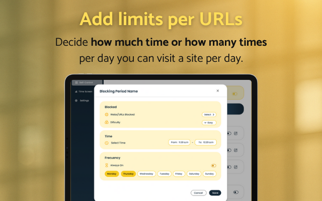 Impulse – Website Blocker, Screen Time & Focus Control - 截图 2