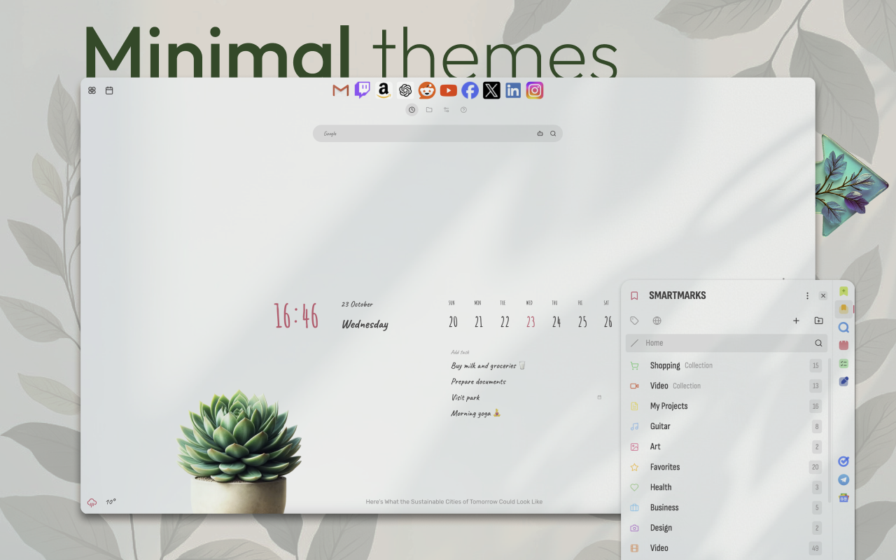 AI New Tab: Calendar, Tasks, ChatGPT - 截图 2