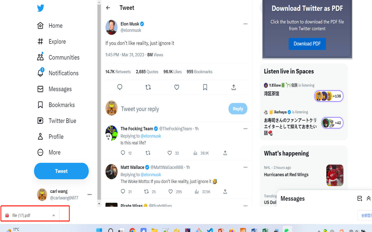 Twitter2PDF- Convert Twitter to PDF - 截图 4