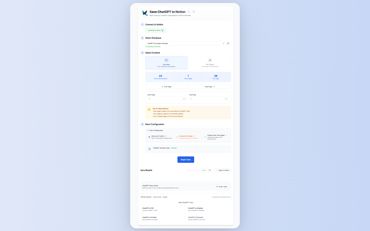 保存 ChatGPT 到 Notion - 截图 4