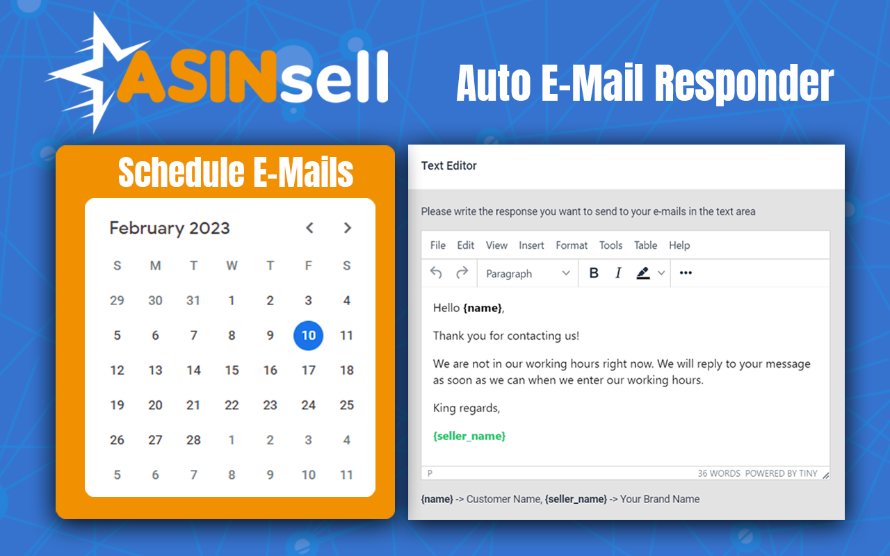 Amazon Review Request Tool ASINsell - 截图 2