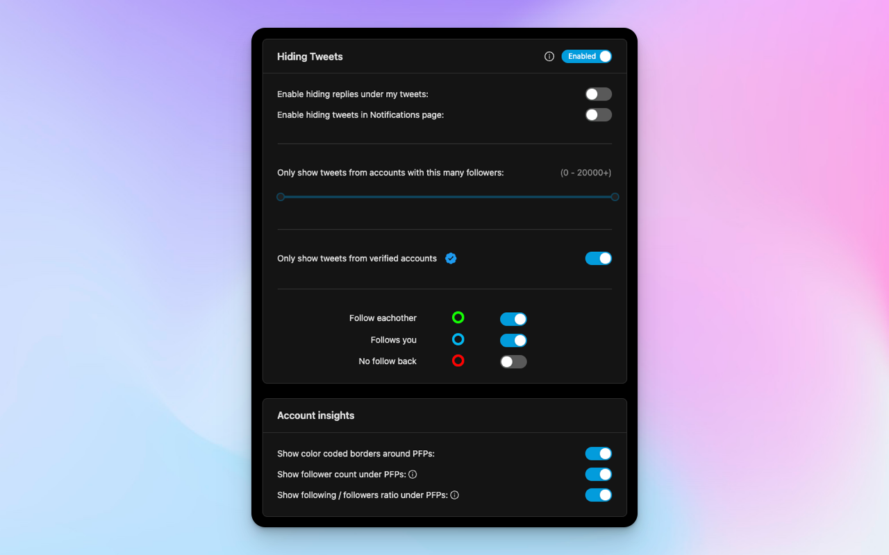 X Snitch | Analytics for Twitter 𝕏 - 截图 5