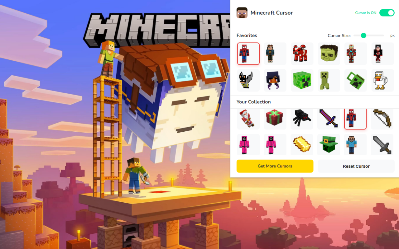 Minecraft Cursor ★ Custom Cursor for Chrome™ - 截图 4