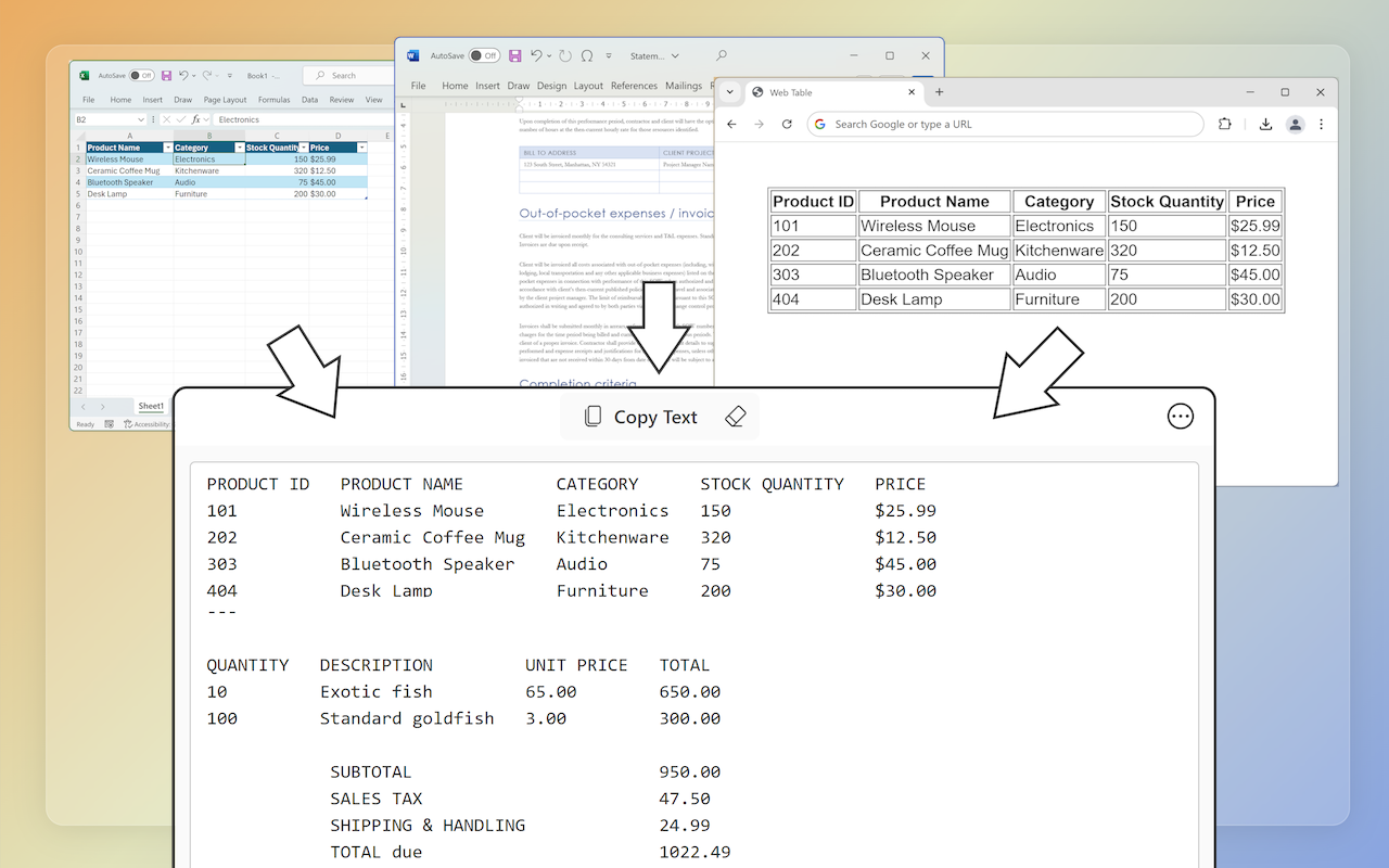 Copy & Paste as Text - Neatly formatted - 截图 2