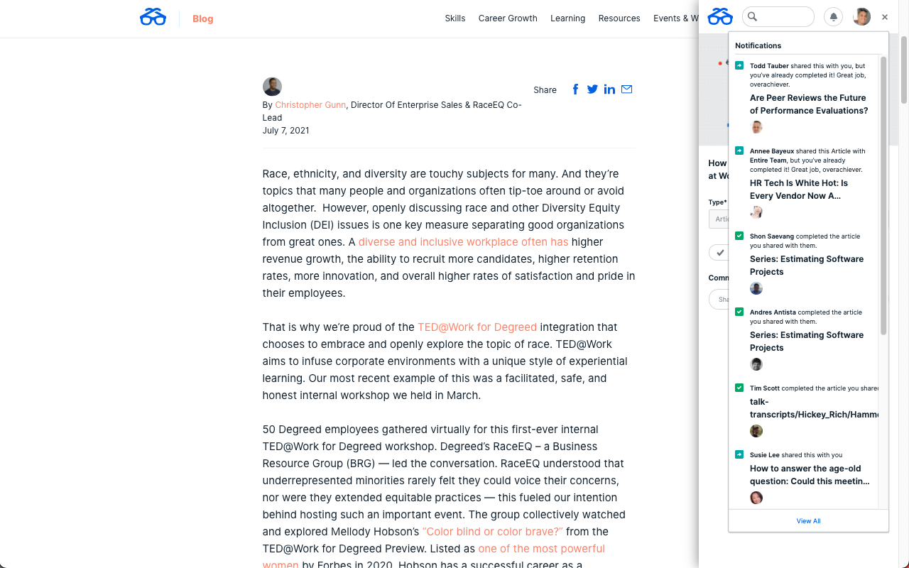Degreed Extension - 截图 2