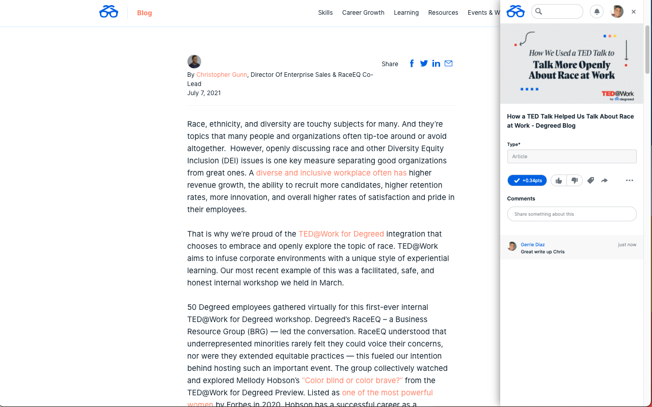 Degreed Extension - 截图 3