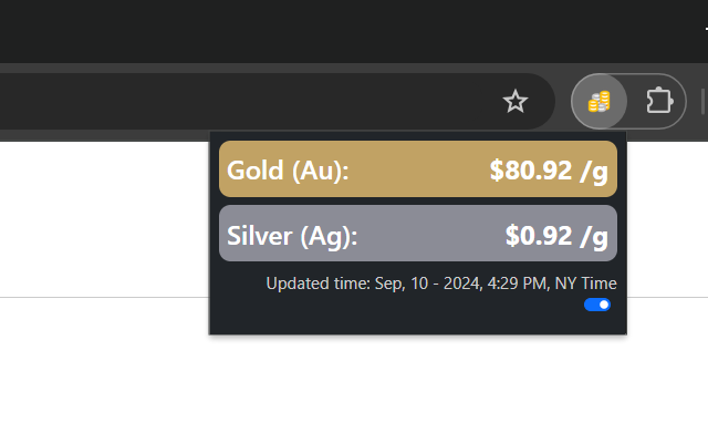 Gold and Silver Prices - 截图 2