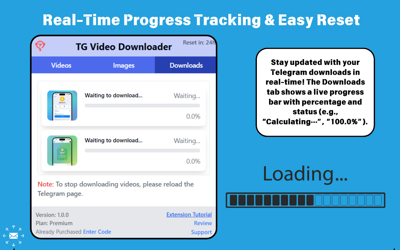 Premium Telegram Video Downloader - Download videos - 截图 5