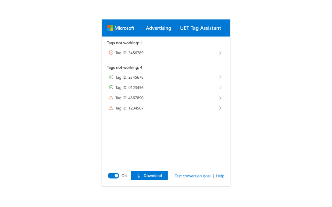 UET Tag Helper (by Microsoft Advertising) - 截图 2